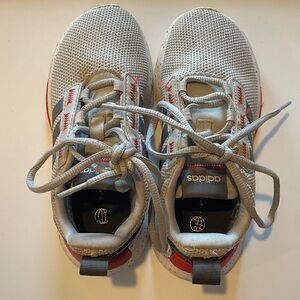 Adidas Kids Sneakers in Gray and Red